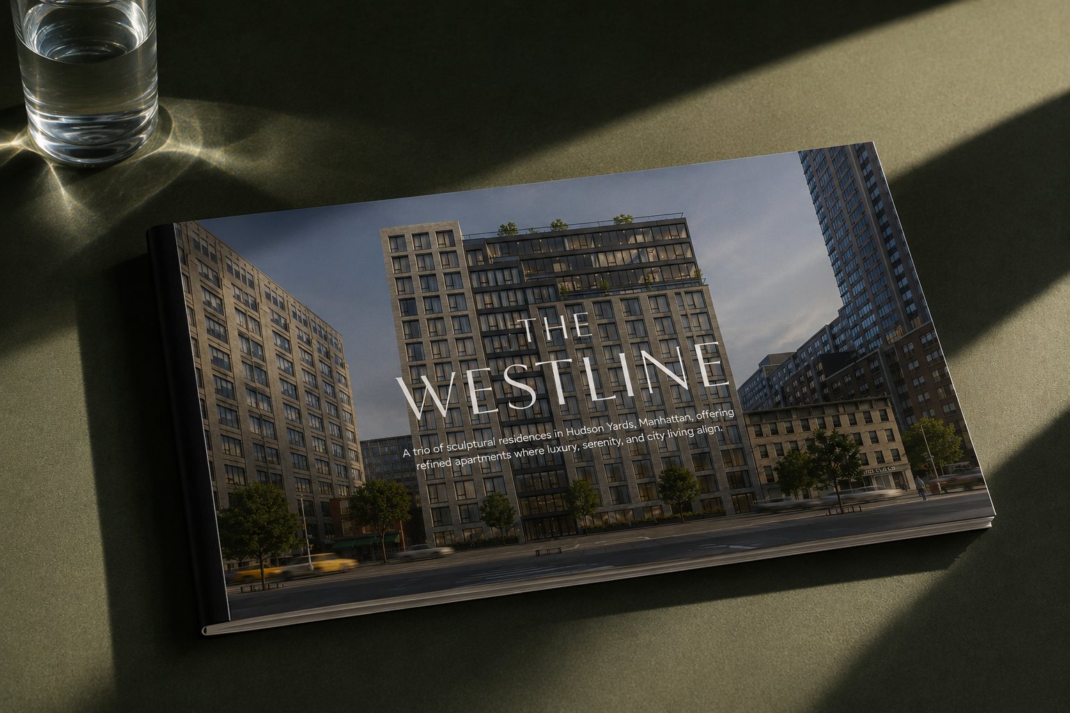 Brochure Cover, Print for The Westline, Manhattan